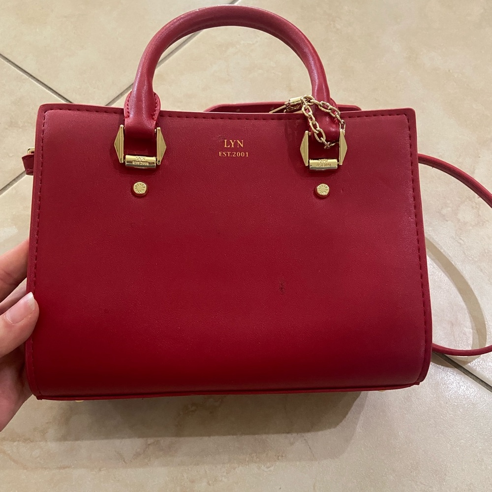 LYN red crossbody bag